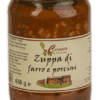 Zuppa di farro e porcini in vaso