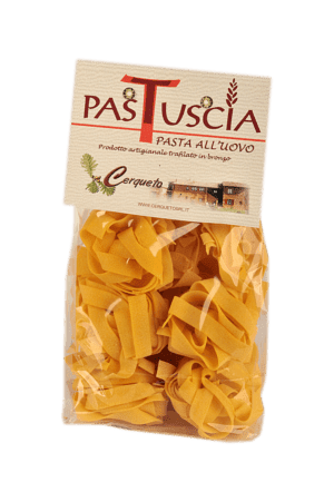 Pappardelle all'uovo in busta