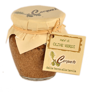 Pat&eacute; di olive verdi