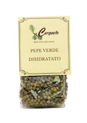 Pepe verde disidratato