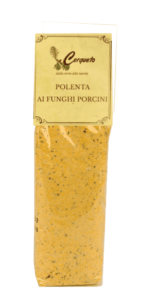 Polenta ai funghi porcini